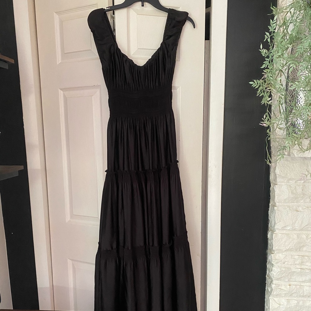 peasant style maxi dress.